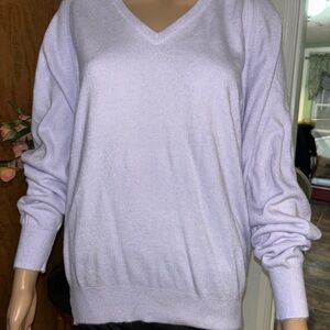 Tiara Collection by Wilson Lavender V-Neck XL